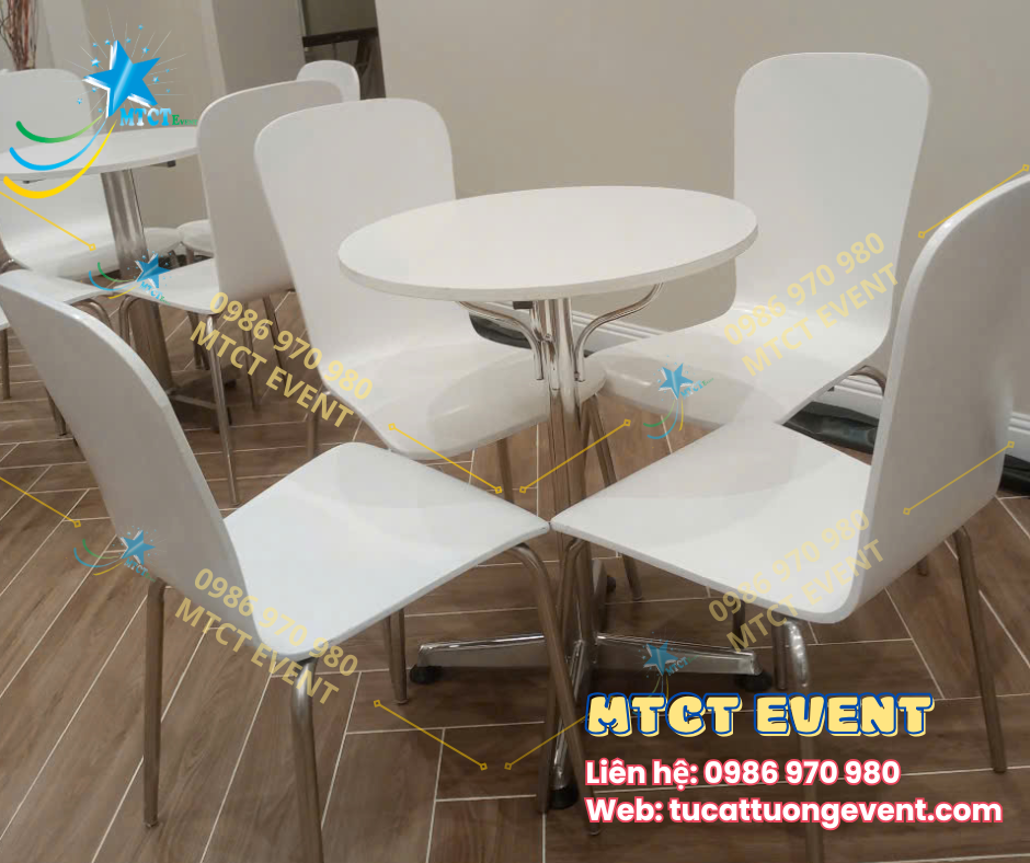 Bàn tròn đường kính 60cm/80cm